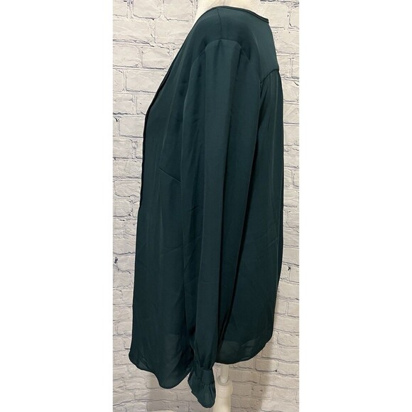 A Pea in the Pod Womens Maternity Long Sleeve Blouse Top Green Size Medium - Picture 2 of 6